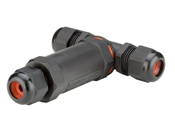 Goobay 81286 Plugg/kabeltetning svart - oransje (81286)