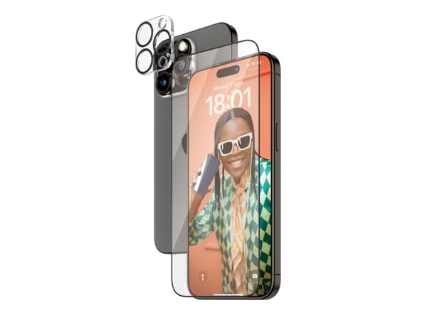 PanzerGlass B1137+2812, Apple, Apple - iPhone 15 Pro Max, Asennus kuivana, Iskunkestävä, Läpinäkyvä, 1 kpl