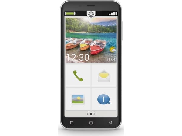 Emporia emporiaSMART5.mini, 12,6 cm (4.95"), 4 GB, 64 GB, 13 MP, Android 13, Svart