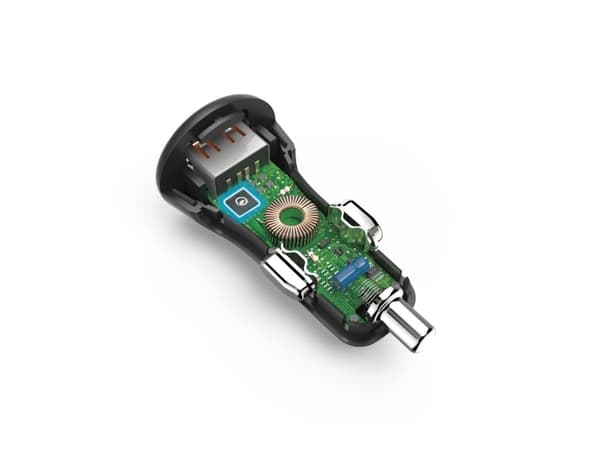 Hama Qualcomm® Quick Charge™ 3.0, Automatisk, Cigartenner/lighter, 12 V, Sort