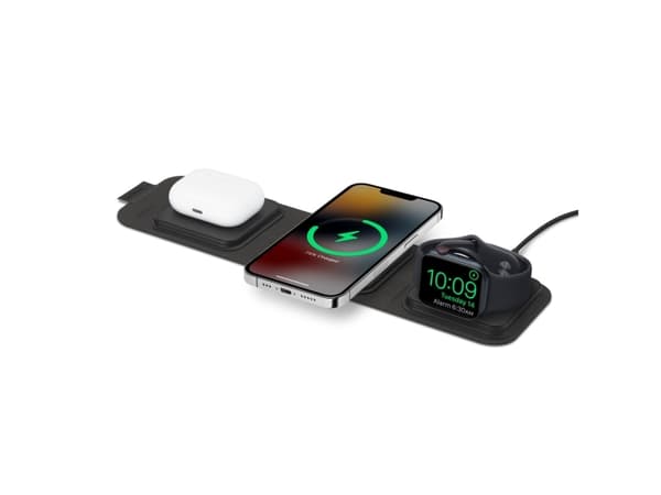 mophie 401311507, inomhus, USB, Trådlös laddning, Svart