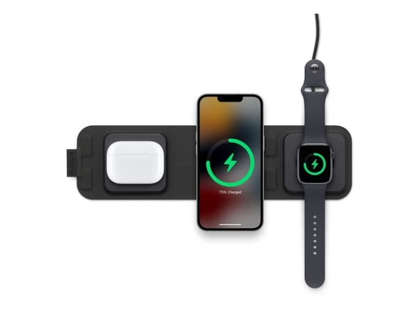 mophie 401311507, inomhus, USB, Trådlös laddning, Svart Svart