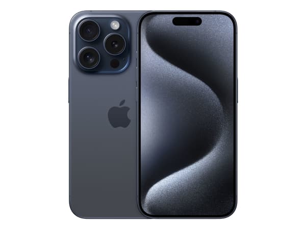 Apple iPhone 15 Pro , 15,5 cm (6,1"), 2556 x 1179 pikseliä, 512 Gt, 48 MP, iOS 17, titaani, sininen