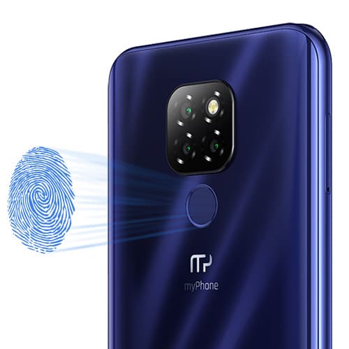 myPhone Now eSIM - modrý   6" IPS/ nano SIM + eSIM/ 64GB/ 4GB RAM/ LTE/ IP69/ Android 10 Blå