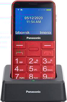 Panasonic | KX-TU155EXBN | Red | 2.4 " | TFT-LCD | microSD/microSDHC MB | Bluetooth | USB version micro USB | Built-in camera | Main camera resolution Röd