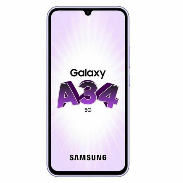 Samsung Galaxy A34 5G 16,8 cm (6.6") Hybrid Dual SIM USB Type-C 6 GB 128 GB 5000 mAh Fiolett