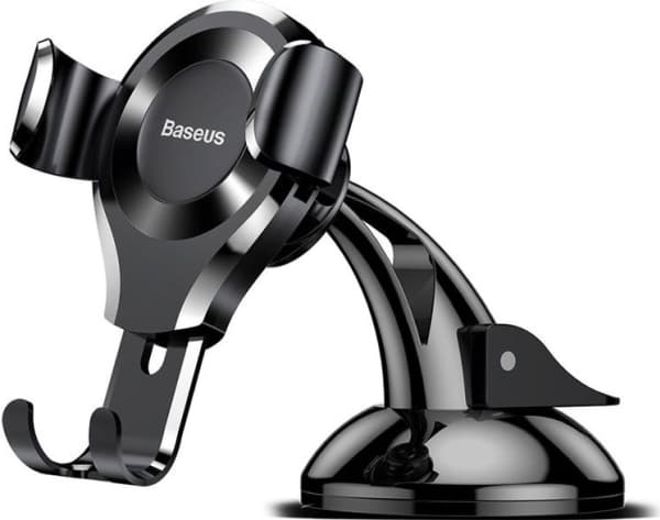 Baseus Osculum Type Gravity Car Mount - For mobiltelefon Sort