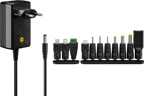 Goobay 64569, Inomhus, Växelström, DC, 12 V, IP20, 1,8 m, Svart