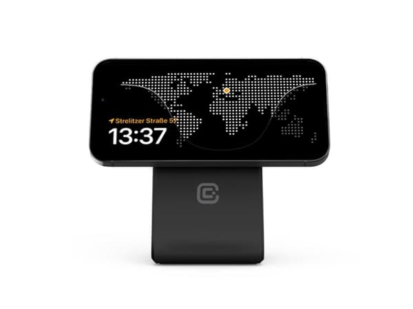 Crong CRG-MSPS-BLK, Innendørs, Lightning, USB, Trådløs lading, Sort