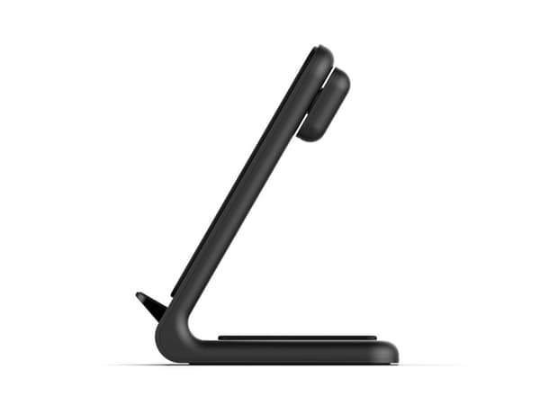 Crong PowerSpot, Innendørs, USB, Trådløs lading, Sort