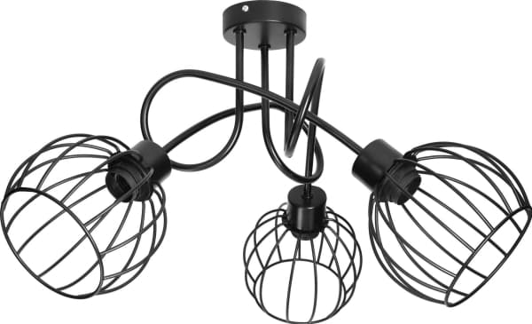 Taklampa Orno MARBELLA taklampa, max. effekt 3x60W, E27, svart