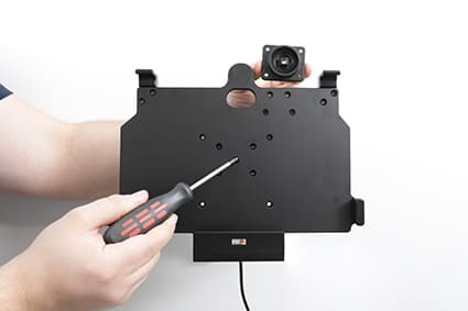 ProClip - Laddningsställ för surfplatta - med tilt-svivel och fast ansluten strömförsörjning - 12 / 24 V - 14 Watt - för Samsung Galaxy Tab Active4 P