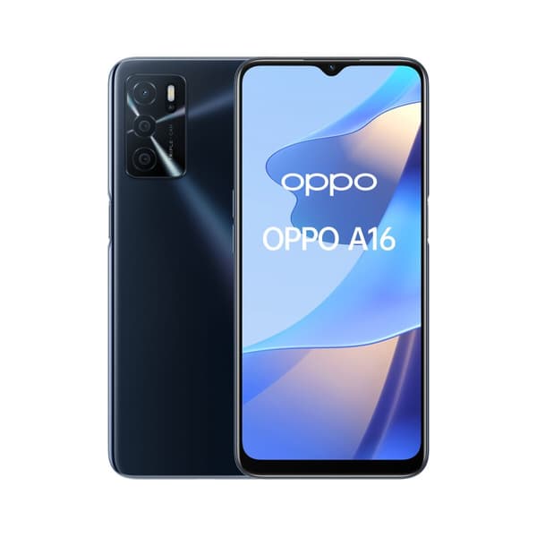Smartphone Oppo A16 3GB 32GB Sort 6.52"