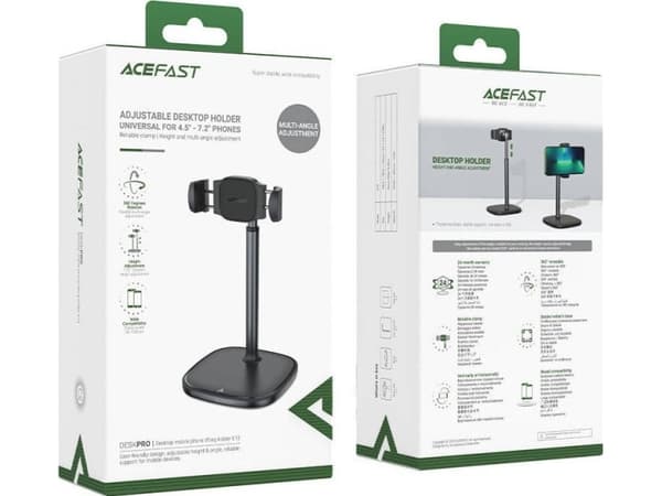 Acefast stativ, telefonholder Acefast E12 (svart)
