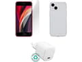 Miniatyrbilde 2 av 2: eSTUFF - Tilbehørssett for mobiltelefon - charger, cover, glass - for Apple iPhone SE (3rd generation)