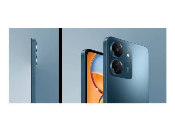 Xiaomi Redmi 13C - 4G smartphone - dual-SIM - RAM 4 GB / Internminne 128 GB - microSD-kortplats - LCD-skärm - 6.74" - 1600 x 720 pixlar (90 Hz) - 3x