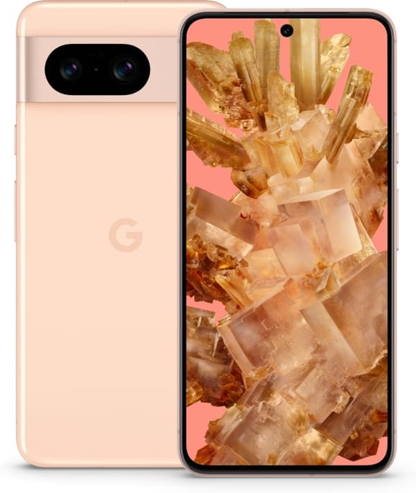 Google Pixel 8 5G -puhelin, 128/8 Gt, Rose Rose
