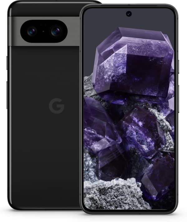 Google Pixel 8 5G -puhelin, 256/8 Gt, Obsidian Sort