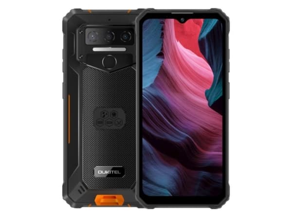 Oukitel WP23 Pro phone, 128/8 GB, black/orange