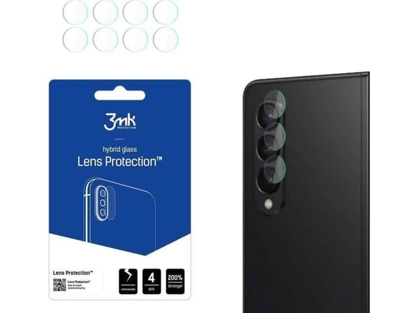 3MK 3MK Lens Protect Sam Z Fold5 (Front) Suojaus kameran objektiiville 4kpl