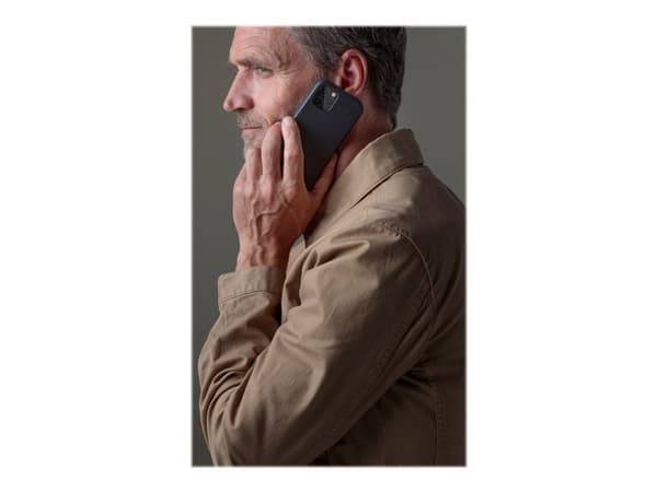 dbramante1928 Grenen - Baksidesskydd för mobiltelefon - biologiskt nedbrytbart växtbaserat material - svart - 6.7" - för Apple iPhone 12 Pro Max