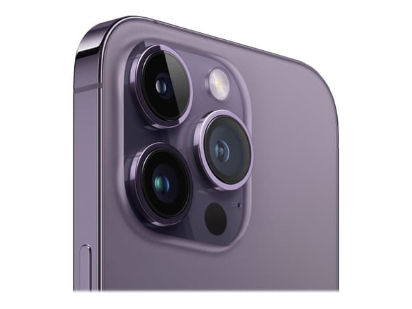 Apple iPhone 14 Pro - 5G älypuhelin - dual-SIM / Sisäinen muisti 128 Gt - OLED-näyttö - 6,1" - 2556 x 1179 pikseliä (120 Hz) - 3x takakamera 48 MP, 1