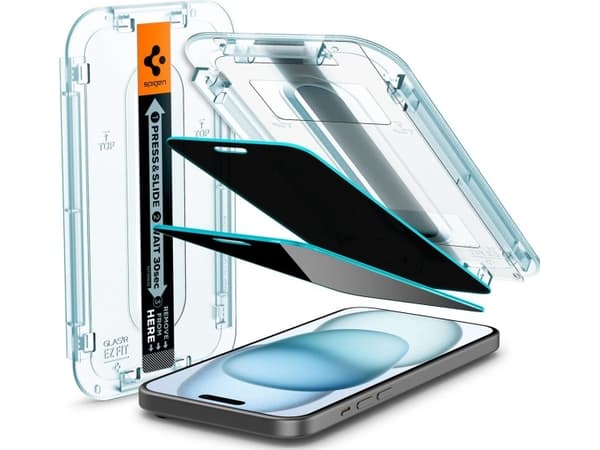 Spigen AGL06905, Apple, iPhone 15, Naarmuuntumisenkestävä, Läpinäkyvä, 1 kpl