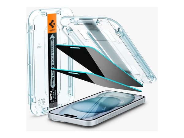 Spigen AGL06905, Apple, iPhone 15, Naarmuuntumisenkestävä, Läpinäkyvä, 1 kpl
