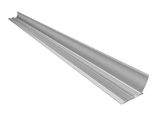 Multibrackets M - Kabeldekke - 139 mm bredde, aluminium - gulvmonterbar - 2.2 m - svart