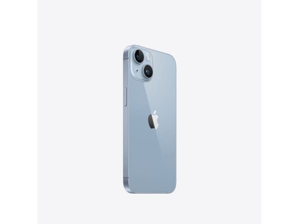 Apple iPhone 14, 15,5 cm (6.1"), 2532 x 1170 pixlar, 128 GB, 12 MP, iOS 17, Blå