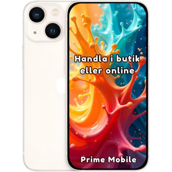 iPhone 13 Mini 256GB Valkoinen Kuin uusi akun kunto 100%