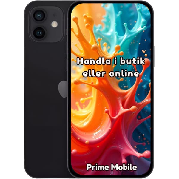 iPhone 12 Mini 128GB 100% Akun kunto kuin uusi Musta