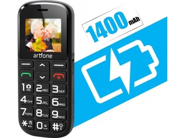 Artfone Mobilusis telefonas senjorams Arftone CS-182 matkapuhelin