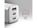 Miniatyrbilde 2 av 5: Axagon ACU-DPQ65W, Innendørs, AC, 20 V, Hvit