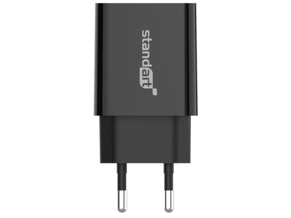 Lader Standart GT-RJ331, 2 x USB, svart