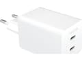 Miniatyrbilde 3 av 3: mophie Essentials Power Adapteris Dual USB-C PD 50W EU Baltas
