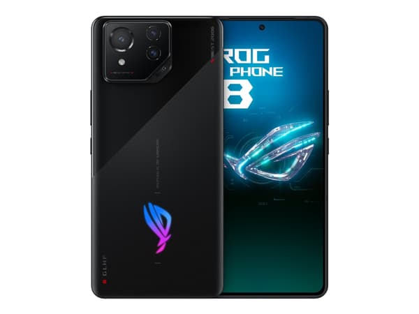 ASUS ROG Phone 8 - 5G pekskärmsmobil - dual-SIM - RAM 12 GB / Internminne 256 GB - 6.78" - 2448 x 1080 pixlar - 3 st. bakre kameror 50 MP, 13 MP, 32