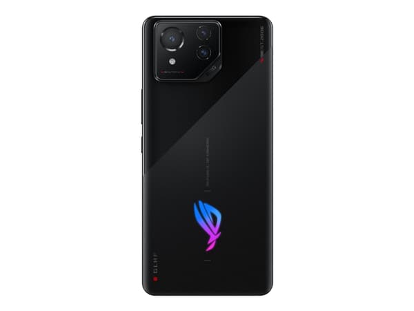 ASUS ROG Phone 8 - 5G pekskärmsmobil - dual-SIM - RAM 12 GB / Internminne 256 GB - 6.78" - 2448 x 1080 pixlar - 3 st. bakre kameror 50 MP, 13 MP, 32 Svart