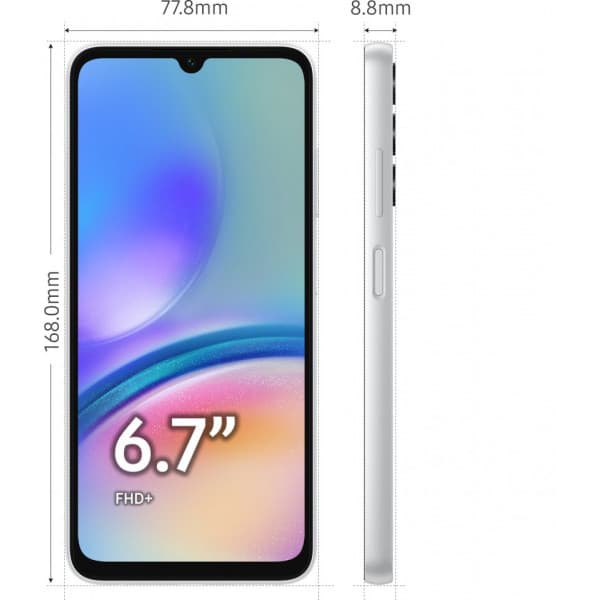 Samsung Galaxy A05s -puhelin, 64/4 Gt, hopea