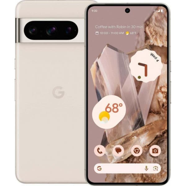 Google Pixel 8 Pro 5G-telefon, 128/12 GB, Porcelain