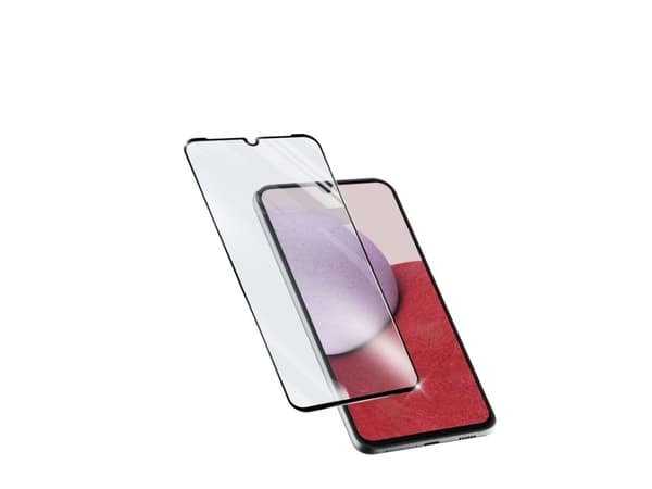 Cellularline TEMPGCABGALA145GK, Samsung, Galaxy A14, Galaxy A14 5G, Iskunkestävä, Shatterproof, Iskunkestävä, Musta, Läpinäkyvä, 1 kpl