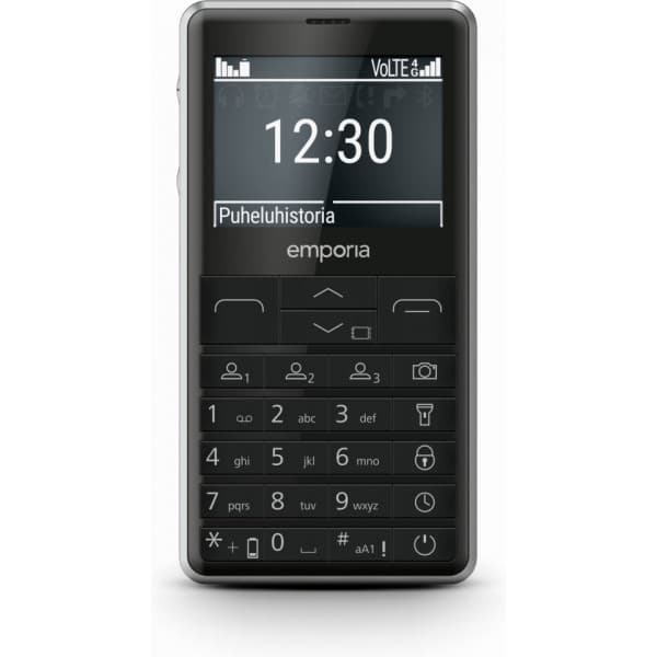 Emporia PRIME-LTE -telefon, sort