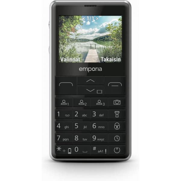 Emporia PRIME-LTE -telefon, sort Sort