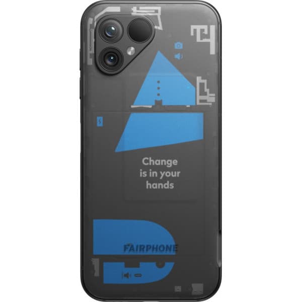 Fairphone 5 5G -telefon, 256/8 Gt, transparent
