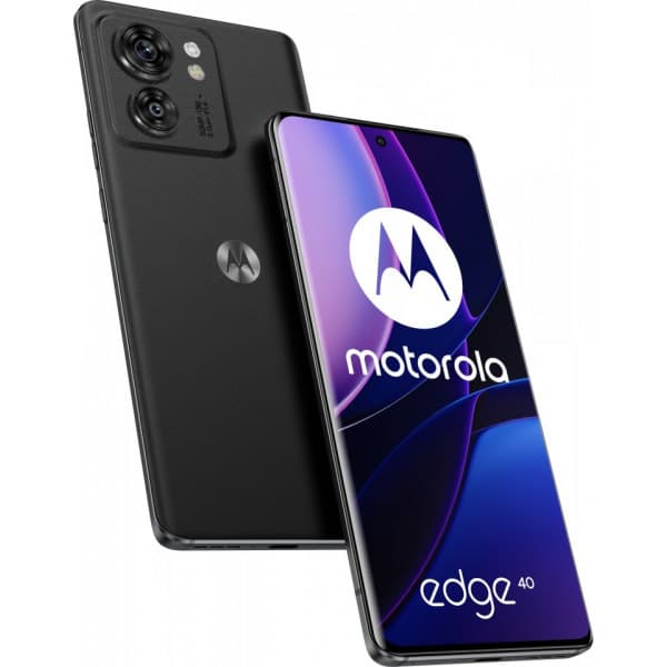 Motorola Edge 40 5G-telefon, 256/8 GB, Eclipse Black Sort