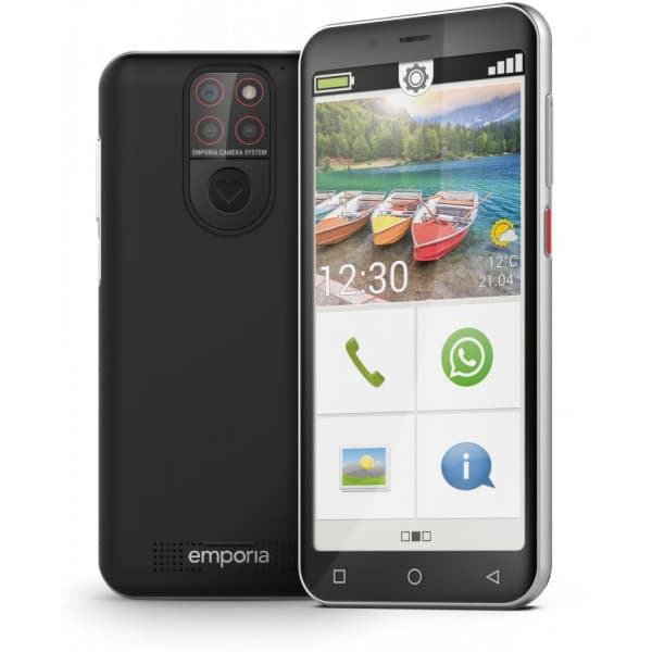 Emporia SMART5.mini -telefon, 64/4 Gt, svart