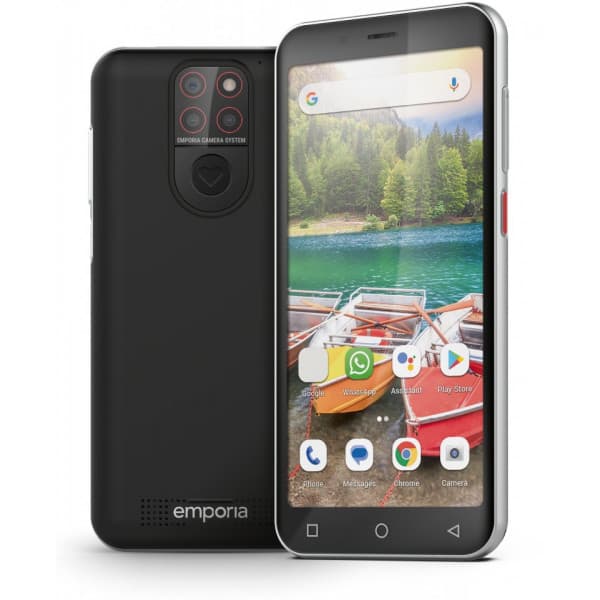Emporia SMART5.mini -telefon, 64/4 Gt, svart Svart