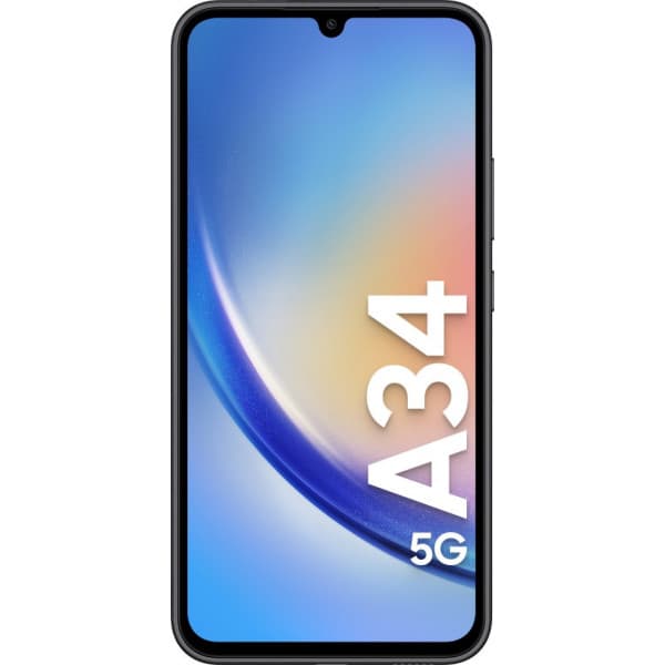 Samsung Galaxy A34 5G Enterprise Edition-telefon, 128/6 GB, sort