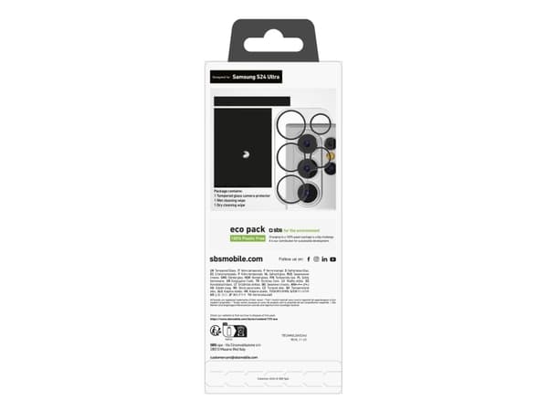 SBS TECAMGLSAS24, Samsung, Galaxy S24, Reptålig, Transparent, 1 styck
