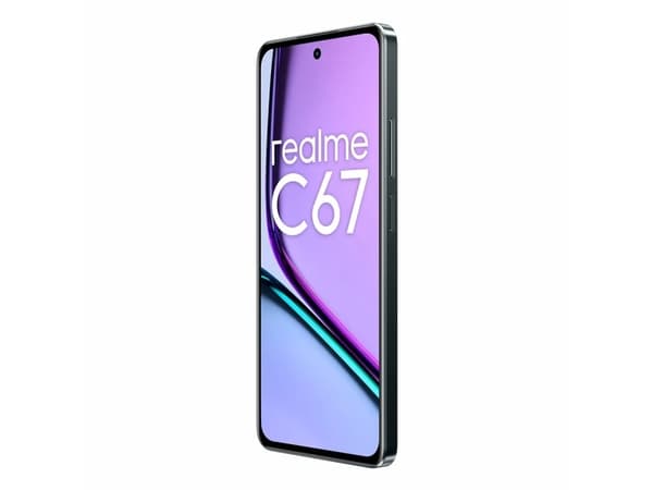 realme C67, 17,1 cm (6.72"), 6 GB, 128 GB, 102 MP, Android 13, Svart